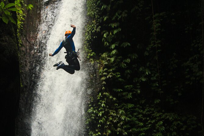 5Hrs Advanced Canyoning (50m) 12 Rappels (Pickup, Lunch & GoPro) - The Route: Slides, Jumps, and 12 Rappels You Can Feel in Your Legs