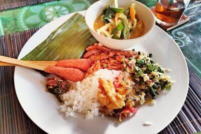Afternoon Cooking Class & Making Bali Offering with Dinner - Welcome drink and the canang offering ritual