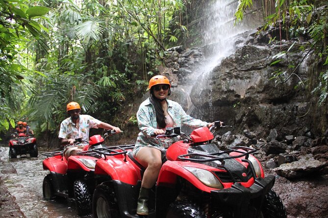 ATV Quad Bike and Rafting with Private Transfer, Lunch - One Day, Two Types of Adrenaline on Bali’s Green Backroads