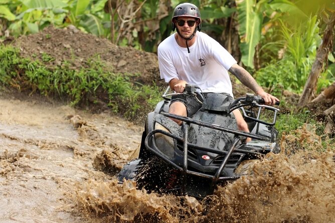 ATV Quad Bike and Rafting with Private Transfer, Lunch - ATV Quad Bike: 2 Hours Through Rice Paddies, Jungle, Mud, and Caves