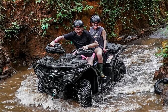 Bali Adventure ATV Quad Bike, Monkey Forest and Waterfalls - Tegenungan Waterfall: Views and Photo Stops With a Real-Time Pace