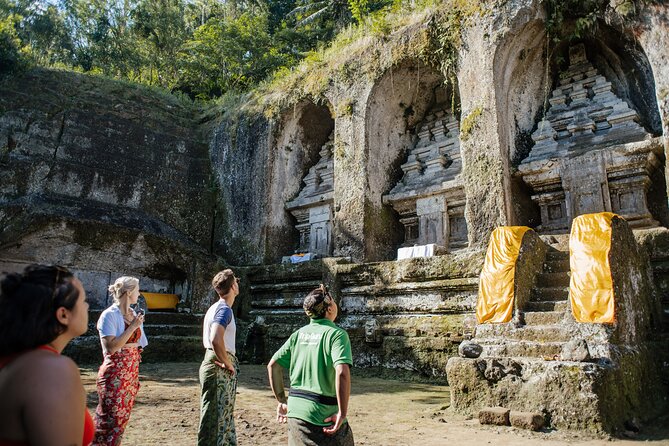 Bali Adventure Tour: Hidden Canyon, Tegenungan Waterfall, Goa Gajah temple - Beji Guwang Hidden Canyon: sacred rock formations and the wet-foot challenge