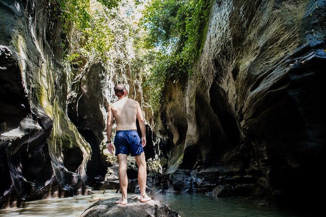 Bali Adventure Tour: Hidden Canyon, Tegenungan Waterfall, Goa Gajah temple - Tegenungan Waterfall: over 100 steps and a big payoff for active walkers