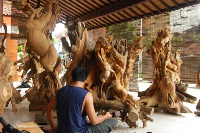 Bali Arts shopping with temples-waterfall visit. - Semar Kuning Artist Cooperative: painting culture and direct support