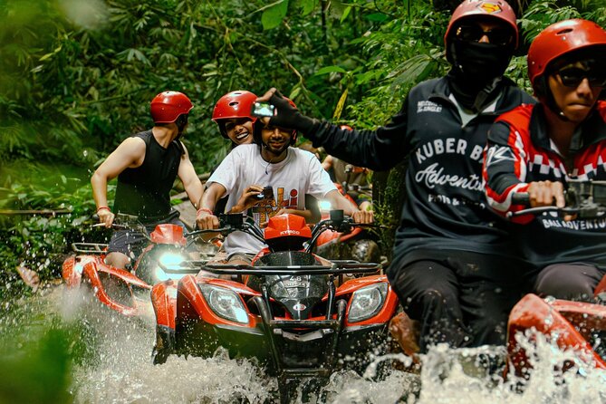 BALI ATV Kuber Through Historic Tunnel and Scenic Waterfalls - The river finish and the rafting promise: what to expect from the water portion