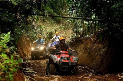 Bali ATV Ride Adventure - The ATV ride: rice fields, caves, tunnels, and “hold on”