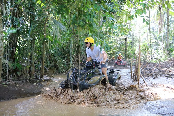 Bali ATV Ride Combo Bali Rafting best fullday tour Package - ATV Ride in Ubud: Jungle, River, Rice Fields, and Mud Tracks