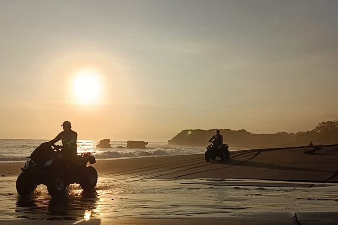 Bali ATV Ride In the beach black sand atv tour - Starting in Tegal Mengkeb: Village Roads and Rice Fields