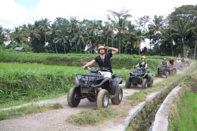 Bali ATV Ride tour Ubud - Hidden waterfall stop plus a tunnel inside the traditional village area