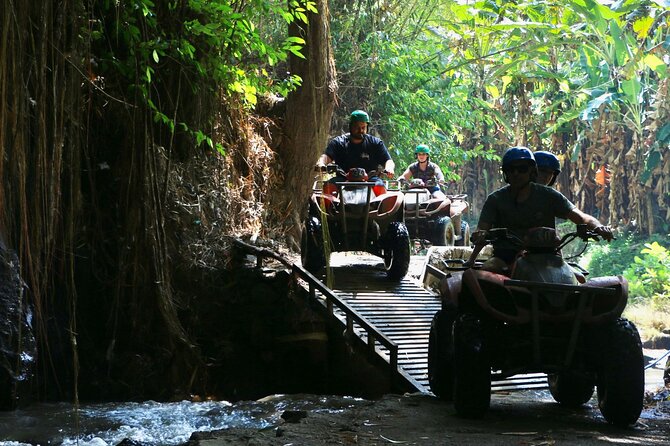 Bali ATV Ride Ubud Waterfall, Ricefield,River,Barong Cave, Lunch - Barong Cave ride segment: a switch-up from open fields