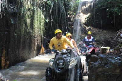 Bali Atv Riding through Cave and Waterfall - The instructor-following model: why it feels safer and more fun