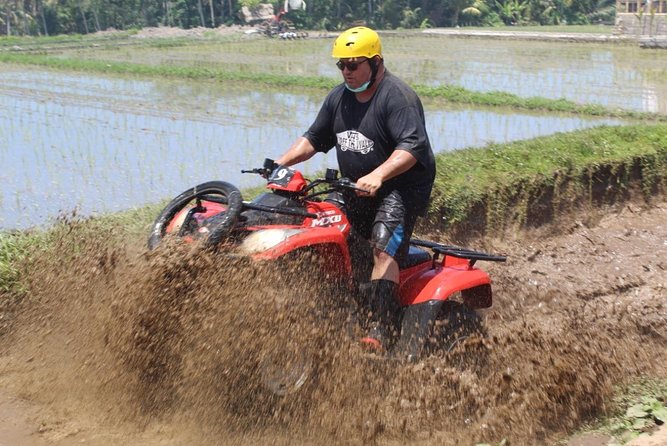 Bali Atv Riding through Cave and Waterfall - Waterfall and cave time: the parts that usually make or break the day