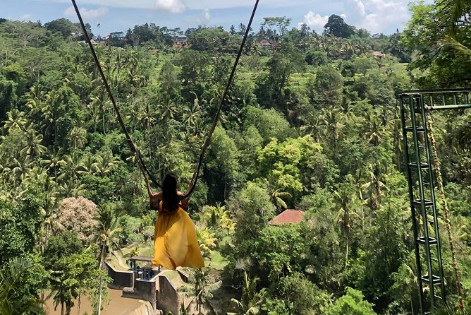 Bali Beautiful Insta with Real Bali Swing - Stop 4: Real Bali Swing Over the Valley and Ayung River