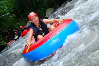 Bali Best Activities: Bali River Tubing Adventure - Your raft: 2-person inflatable dinghy with sealed base