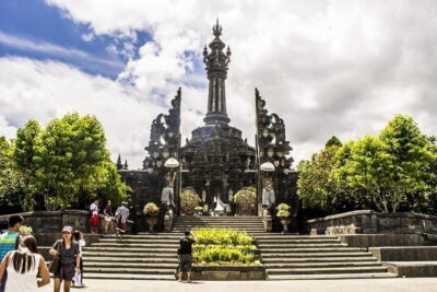 Bali Car-Charter: Half Day Denpasar City Tour - Bajra Sandhi Monument: the big structure in the city green