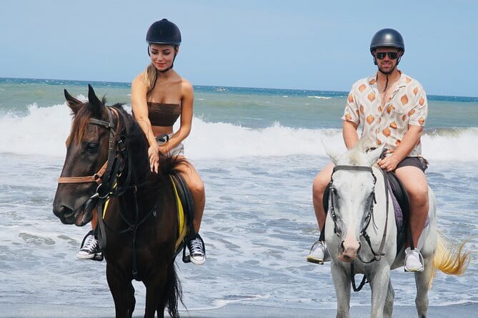 Bali Horse Riding Sanur Beach include Transport - A black-sand ride from Sanur to Tangtu Beach