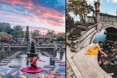 Bali Instagram Tour and Sunrise at gate of heaven - Tukad Cepung waterfall at 13:30: cave air and careful walking