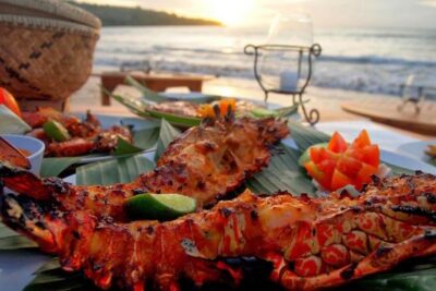 Bali Jimbaran Healing Dinner with Private Transport - The oceanfront seafood dinner in Jimbaran