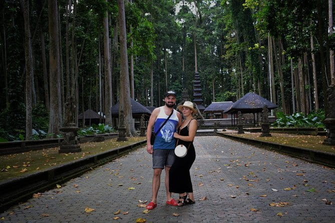Bali Private Tour Waterfall with Tanah Lot Temple - Sangeh Monkey Forest: nutmeg shade and up-close macaques