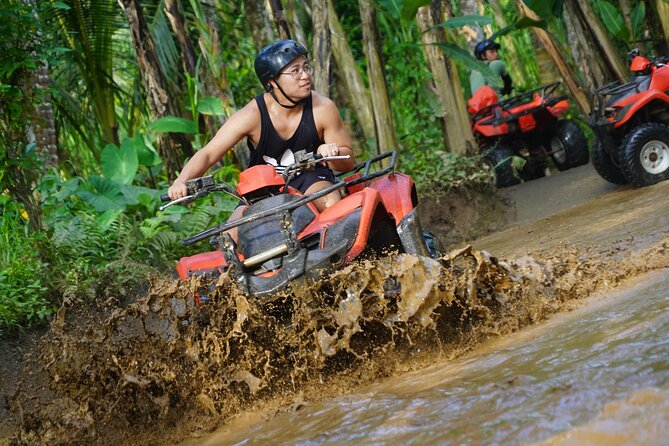 Bali Quad Bike Adventure - Monkey Forest and Tegenungan Waterfall - The ATV ride itself: fun, speed, and real dirt