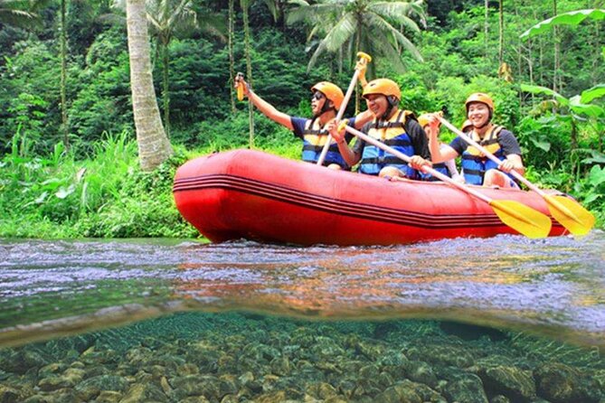 Bali Rafting Adventure + East Bali Tour - Safety gear, briefing, and the smart snacks mid-journey