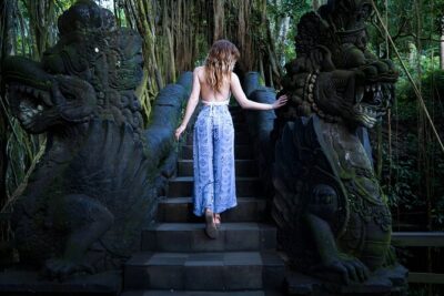 Bali River Rafting and Ubud Full Day Tour Packages - Sacred Monkey Forest Sanctuary: temples + free-roaming macaques