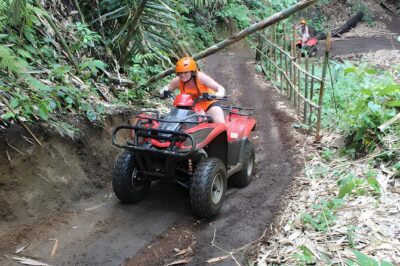 Bali River Tubing and ATV Ride Packages : Best Quad Bike Trip - The ATV Ride Through Rice Terraces, Bamboo, Tunnels, and Jungle Paths