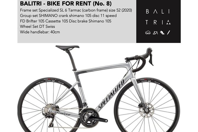 Bali road bike hire / rent - Balitri Road Bikes in Ubud: What You’re Actually Getting