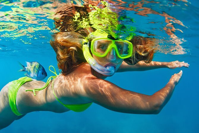 Bali Snorkeling Tour At Blue Lagoon with Gate of Heaven Temple - Blue Lagoon, Padang Bai: calm water snorkeling with clear visibility