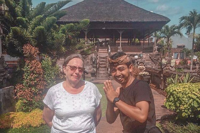 Bali Sunset: Uluwatu Temple - Kecak Dance- Jimbaran Bay - Pickup, Sarong, and the AC Car That Makes Bali Easier