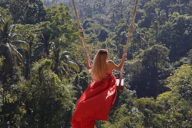 Bali Swing, Monkey Forest and Waterfall Private Tour - Tegalalang Rice Terrace: classic Bali, with irrigation in the frame