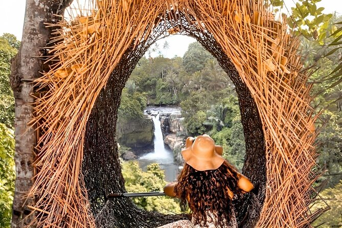 Bali Tour : Tegenungan - Tukad Cepung - Kanto Lampo - Tibumana Waterfall - Tibumana Waterfall: Twin Looks When Water Flow Plays Along