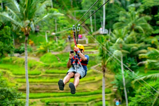 Bali Ubud Zipline and ATV Quad Bike Adventure - Uma Ceking Resto and Swing Zipline: The Tegalalang Views Portion