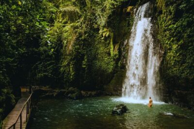Bali Ubud Zipline Jungle Swing and Waterfall Tour - Stop on the views: Tegalalang Rice Terrace