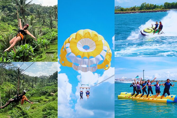 Bali: Zipline + Watersport Trio (Jetski, Parasailing, BananaBoat) - Key points before you go