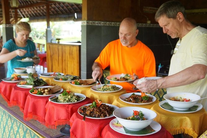 Balinese Traditional Food Cooking Class with Ubud Monkey Forest and SPA - From Farm to Pan: Learning Rice and Ingredients Before You Cook