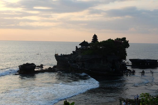 Banyumala Waterfalls with Tanah Lot Sunset Tour - Ulun Danu Bratan on Lake Bratan: temple calm with a mountain-lake view