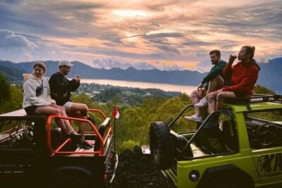 Batur Volcano Day Jeep And Hot Spring All Inclusive Private Tour - The Rest of the Day: Waterfall, Flower Garden Village, and Tirta Empul