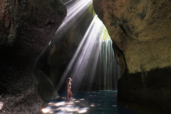 Best of Bali Waterfalls: Tibumana, Tukad Cepung and Tegenungan - Tibumana Waterfall: jungle steps, cooler water, and a real swim option