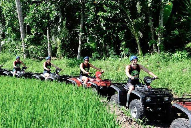 Best of Ubud Adventure: Ayung Rafting - ATV - Quad Bike with Private Transport - ATV at Bali Skutis Adventure: Singapadu Countryside on a 250cc Machine