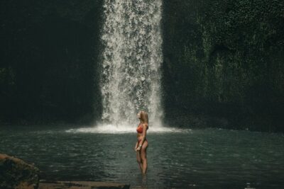 Best Ubud Waterfalls Tour with Lunch and Mount Batur views - Stop 1: Tibumana Waterfall’s Curtain Flow and Quiet Pool Time