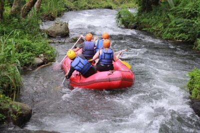 BMW Bali Rafting + Flying Fox at Telaga Waja River (LESS STAIRS) - Zipline to the start: the adrenaline warm-up that sets the tone