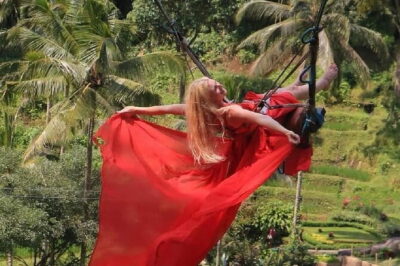 CRETYA UBUD Infinity Pool+ ATV RIDE with Gorilla Cave +lunch. - The Uma Pakel Agro Tourism stop: free coffee without the long lecture