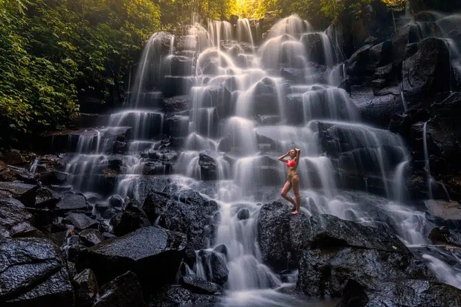 Elephant Cave and Hidden Waterfall All-Inclusive Private Day Tour - Tegenungan Waterfall: bigger cascade energy near Ubud