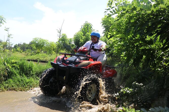 Excellence Bali ATV (Quad Bike) , White Water Rafting with Swing. - ATV quad bike: bumpy, muddy, and built for off-road routes