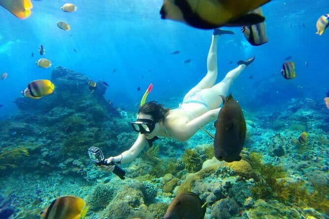 From Bali: Nusa Penida Snorkeling and Island Tour - A name on the board and air-conditioned transfers on both islands