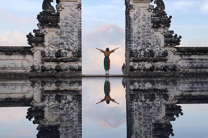 Gate of Heaven - Tirta Gangga Royal Water Palace - Tukad Cepung Waterfall - Tirta Gangga Royal Water Palace: calm ponds, koi, and a royal layout