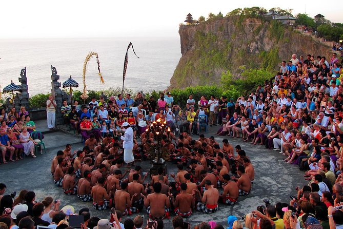 Half Day: Uluwatu Temple,KECAK FIRE DANCE Evening Tour & Jimbaran SEAFOOD Dinner - Uluwatu Temple at sunset: monkeys, cliffs, and the view that earns its hype