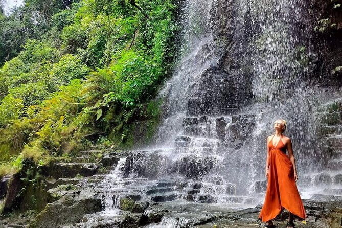 Heaven Gate, Tirtagangga and Tukad Cepung Waterfall - All Inclusive - Lunch at Dewata Agung Restaurant with rice-field views
