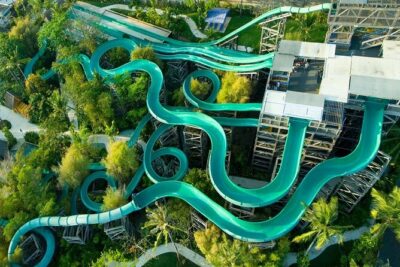 Indonesia: Waterbom Bali Entry Ticket - Thrill-slide route: Climax, Twin Racers, Boomerang, and more